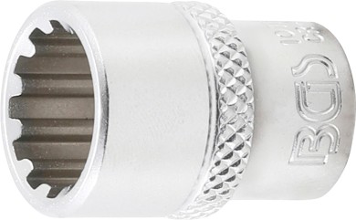 Llave de vaso Gear Lock | entrada 6,3 mm (1/4") | 12 mm 