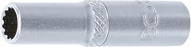 Dopsleutel Gear Lock, diep | 6,3 mm (1/4") | 7 mm 