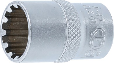 Llave de vaso Gear Lock | entrada 12,5 mm (1/2") | 17 mm 
