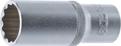 Umetak za utični ključ dvanaestougaoni, duboki | 12,5 mm (1/2") | 22 mm 