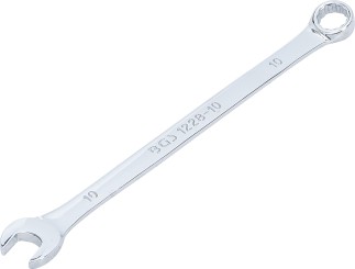 Klucz płasko-oczkowy | długi | 10 mm 