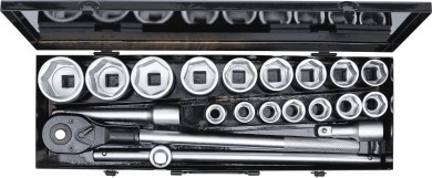 Set utičnih ključeva | 20 mm (3/4") | 19 - 50 mm | 20 kom. 