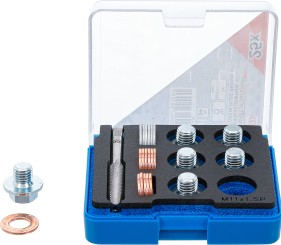 Kit de reparação para rosca de drenagem de óleo | M11 x 1,5 mm 