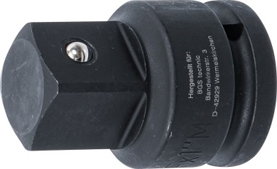 Kraft-Hylsnyckel-Adapter | Inre fyrkant 20 mm (3/4") - Yttre fyrkant 25 mm (1") 