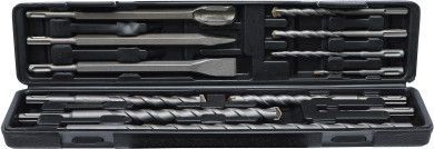 Serie di punte per trapano e scalpello a percussione | stelo SDS, punte in metallo duro | 5 - 20 mm | 12 pz. 