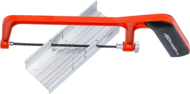 Aluminium Hacksaw Frame | Incl. Miter Box and Saw Blade | 150 mm 
