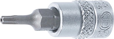 Dopsleutelbit | 6,3 mm (1/4") | T-profiel (voor Torx) met boring T10 