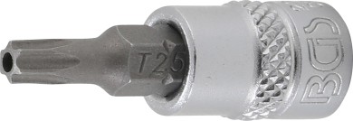 Dopsleutelbit | 6,3 mm (1/4") | T-profiel (voor Torx) met boring T25 