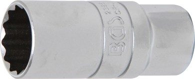 Umetak za svjećicu s gumom, dvanaesterokutni | 12,5 mm (1/2") | 21 mm 