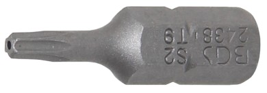 Bit | Lungime 25 mm | Antrenare 6 colțuri exterior 6,3 mm (1/4") | Profil T (pentru Torx) cu gaură T9 