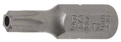 Bit | dužina 25 mm | vanjski šesterokutni pogon 6,3 mm (1/4") | T-profil (za Torx) s provrtom T25 