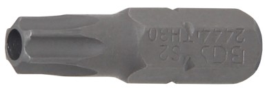 Bit | dužina 25 mm | vanjski šesterokutni pogon 6,3 mm (1/4") | T-profil (za Torx) s provrtom T30 