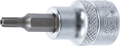 Dopsleutelbit | 10 mm (3/8") | T-profiel (voor Torx) met boring T20 