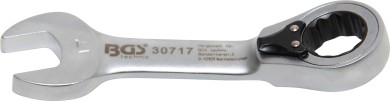 Ratchet Combination Wrench | short | reversible | 17 mm 
