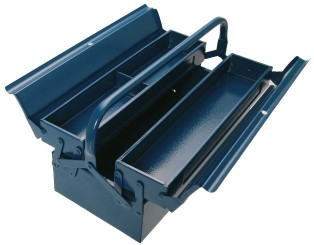 Sklopivi kovčeg za alat | 430 x 200 x 150 mm | 3 ladice 
