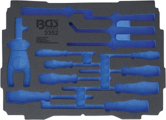 Vaahtomuovialusta tuotteelle BGS BOXSYS1 & 2 | tyhjä | BGS 3352 