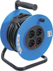 Cable Reel | 25 m | 3 x 1,5 mm² | 4 Socket Outlets | IP 20 | 3000 W 