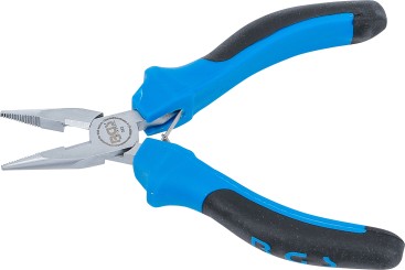 Electronic Long Nose Pliers | straight | spring loaded | 130 mm 