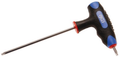 Destornillador con empuñadura en T y cuchilla lateral | perfil en T (para Torx) T20 
