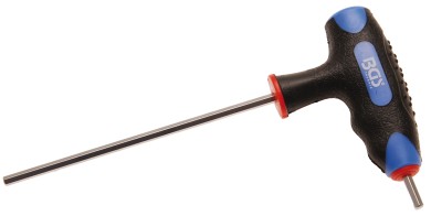 Chave de fendas com cabo em T e lâmina lateral | Hexágono interno 4 mm 