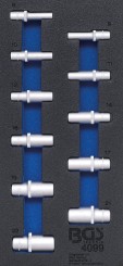 Uložak za radionička kolica 1/3: šestougaoni umeci za utične ključeve | 10 mm (3/8") | u inčima | duboki | 11 kom. 