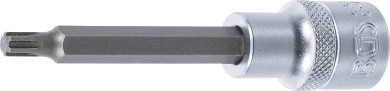 Douilles à embouts | longueur 100 mm | 12,5 mm (1/2") | profil cannelé (pour RIBE) M6 