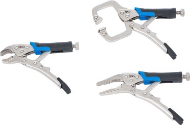 Mini Locking Grip Pliers Set | 3 pcs. 
