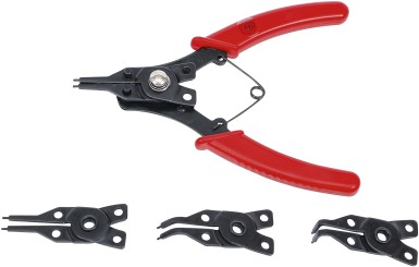 Circlip Pliers with exchangeable Heads | 160 mm | 5 pcs. 