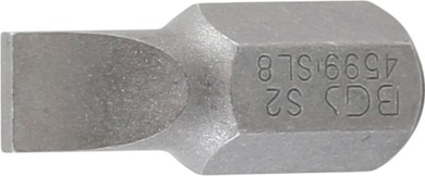 Behajtófej | Hossz 30 mm | külső hatszögletű 10 mm (3/8") | lapos 8 mm 