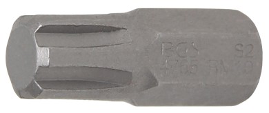Ponta | Comprimento 30 mm | Entrada de sextavado externo 10 mm (3/8") | Perfil da cunha (para RIBE) M10 
