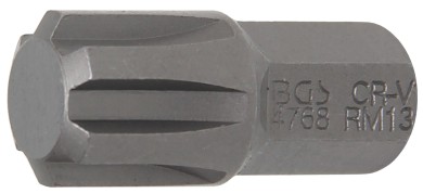 Embout | Longueur 30 mm | 10 mm (3/8") | profil cannelé (pour RIBE) M13 