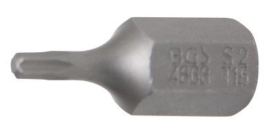 Bit | lengte 30 mm | 10 mm (3/8") buitenzeskant | T-profiel (voor Torx) T15 
