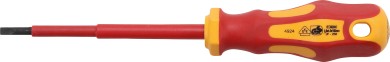 Şurubelniţă VDE | lamă dreaptă 4 mm | Lungime lamă 100 mm 