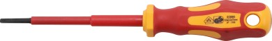 VDE-skruetrækker | kærv 3 mm | Klingelængde 75 mm 