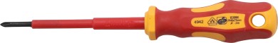 VDE-skruetrækker | krydskærv PH0 | Klingelængde 75 mm 
