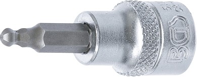 Dopsleutelbit | 10 mm (3/8") | binnenzeskant met kogelkop 4 mm 