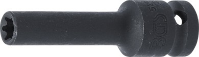 Kraftig topnøgletop E-profil, dyb | 12,5 mm (1/2") | E10 mm 