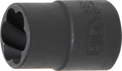 Spiral-profil-topnøgle-indsats / skrueudtrækker | 10 mm (3/8") | 14 mm 