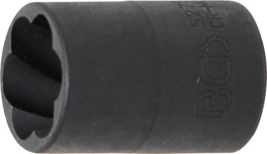 Spiral-profil-topnøgle-indsats / skrueudtrækker | 10 mm (3/8") | 15 mm 