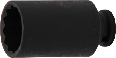 Silová nástrčná hlavice, dvanáctihranná | 12,5 mm (1/2") | 33 mm 