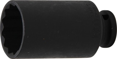 Levegős dugókulcs tizenkétszögletű | 12,5 mm (1/2") | 34 mm 