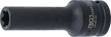 Llave de vaso de impacto E-Torx, larga | entrada 20 mm (3/4") | E20 