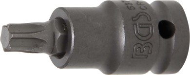 Silová nástrčná hlavice | délka 55 mm | 12,5 mm (1/2") | T-profil (pro Torx) T50 