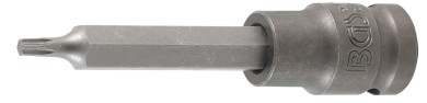 Silová nástrčná hlavice | délka 100 mm | 12,5 mm (1/2") | T-profil (pro Torx) T25 