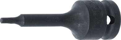 Silová nástrčná hlavice | délka 75 mm | 12,5 mm (1/2") | vnitřní tisícihran (pro XZN) M4 