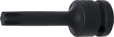 Punta de vaso de impacto | longitud 75 mm | entrada 12,5 mm (1/2") | perfil en cuña (para Ribe) M10 