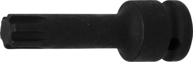 Punta de vaso de impacto | longitud 75 mm | entrada 12,5 mm (1/2") | perfil en cuña (para Ribe) M14 