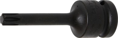Punta de vaso de impacto | longitud 75 mm | entrada 12,5 mm (1/2") | perfil en cuña (para Ribe) M8 