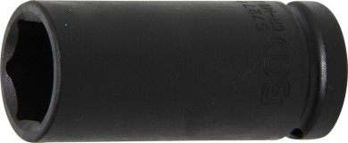 Silová nástrčná hlavice, šestihranná, prodloužená | 20 mm (3/4") | 27 mm 
