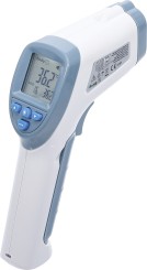 Homlok láz- és hőmérő | érintés nélküli, infravörös | személyek és tárgyak mérésére | 0 - 100° mérési tartomány 